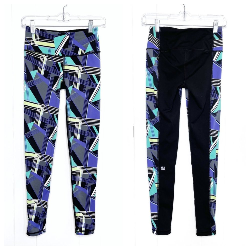 Victoria Secret Sport Knockout Geometric Pattern Leggings Size XS